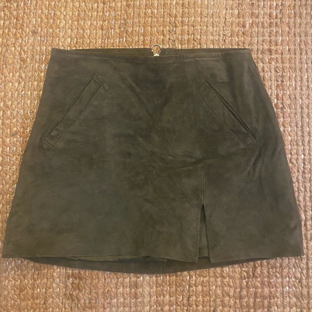 Blank NYC suede mini skirt